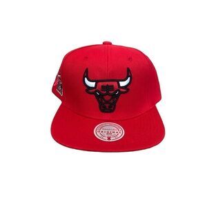 Mitchell & Ness Chicago Bulls Love Adjustable Snapback Hat Cap One Size